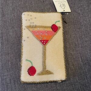 Mary Frances beaded “Cosmopolitan” cross body bag.  NWT